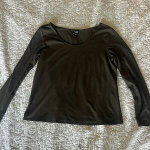 Eileen Fisher Green Shirt